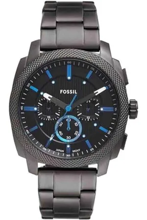 Fossil Machine orologio per uomo, movimento cronografo, con bracciale in acciaio inossiperbile o cinturino in pelle, 44 mm