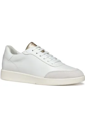 Geox D MELEDA A, Scarpe da Ginnastica Donna, White, 39 EU