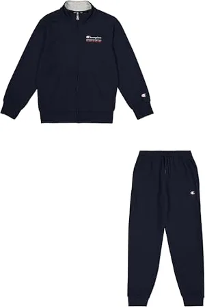 Champion Legacy Boy-Graphic Full Zip Sweatsuit Tuta, (BS501), 15-16 Anni Bambini e Ragazzi