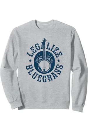 BluegrassGarage Legalize Bluegrass Retro Folk Lover Vintage Felpa