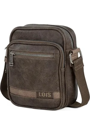 Lois Borsa Uomo - Borsa a Tracolla Uomo. Borsello Uomo Tracolla - Marsupio Uomo Tracolla in Avere - Borsa Tracolla Uomo con Cinturino Regolabile