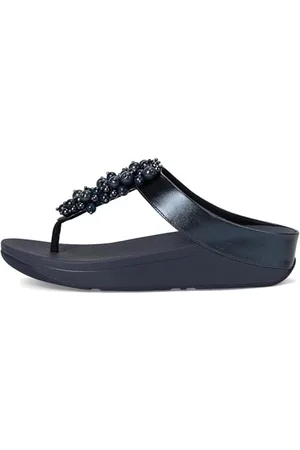 FitFlop Fino Bauble-Bead Toe-Post Sandals, Sandali Donna, , 36 EU