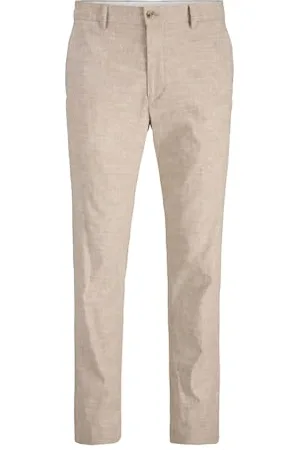 JACK & JONES JPRRIVIERA Linen Trouser Slim SN Pantaloni Eleganti, , 48 Uomini