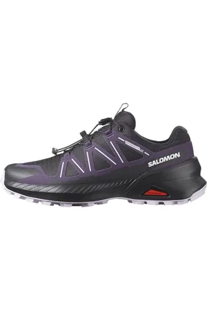 Salomon Speedcross Peak Clima Scarpe Impermeabili da Trail Running da Donna, Calzata precisa, Protezione su tutti i terreni, Grip attivo, Black/Nightshade/Orchid Petal, 38 2/3 EU