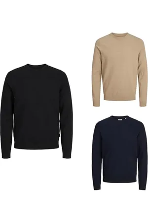 JJ Jrebcallum Knit Crew Neck Noos, Set: Maglione Lavorato a Maglia + Maglione Lavorato a Maglia Uomo, , M