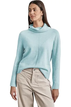 Street one A302786 Maglione a Collo Alto, Mellow Mint Mel, 52 Donna