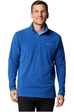 Columbia Klamath Range 2 Mezza Zip Pull Over in Pile, Blu Montagna, M Uomo