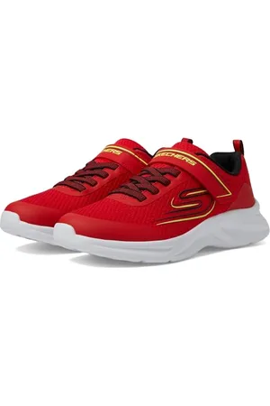 Skechers Dynamatic Swift Tread, Scarpe da Ginnastica, Red, 28 EU
