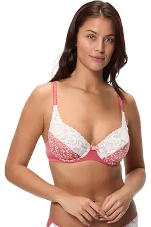 Playtex Reggiseno Femminile con Ferretto Flowery Lace Recycled Donna x1, , 40 / 6E