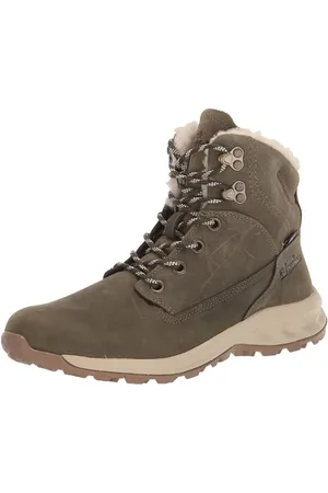 Jack Wolfskin Queenstown City Texapore Mid W, Stivali Invernali Donna, Muschio dell