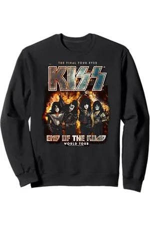 Kiss : iconica stampa musicale di una band heavy metal rock Felpa