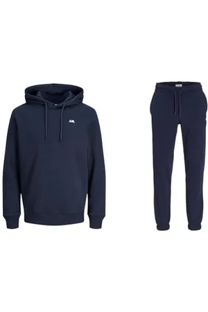 JJ JREBREBEL Logo Sweat Hood Noos JREBGORM Reg Rebel Logo Sweat Pants Noos Sky Captain XL