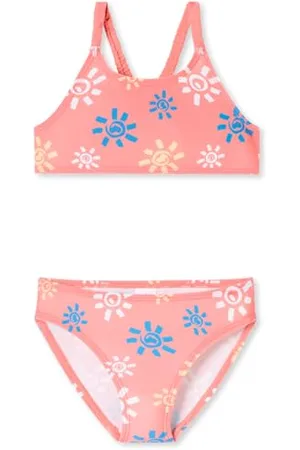 Schiesser Mädchen Bustier Bikini Set-Aqua Kids Girls-Größe 92 bis 140, , 140 cm Bambine e Ragazze