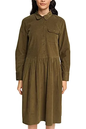 ESPRIT 102ee1e321 Vestito, 355/Cachi Scuro, 76 Donna