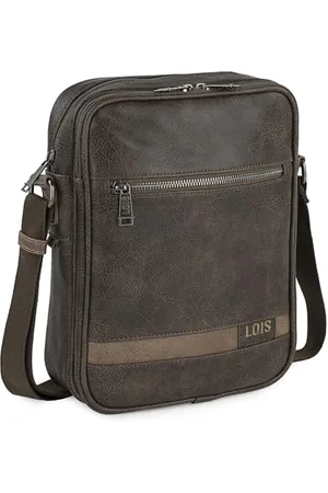 Lois Borsa Uomo - Borsa a Tracolla Uomo. Borsello Uomo Tracolla - Marsupio Uomo Tracolla in Avere - Borsa Tracolla Uomo con Cinturino Regolabile