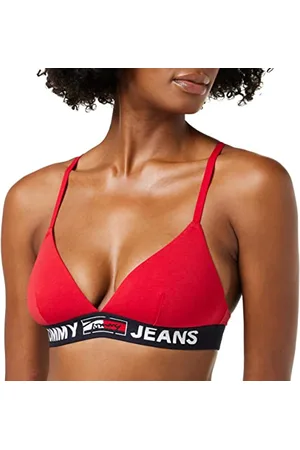 Tommy Hilfiger Bralette Donna Elasticizzata, (Primary Red), S