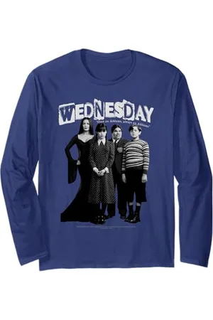 Wednesday Once An Addams Always An Addams Family Shot Maglia a Manica