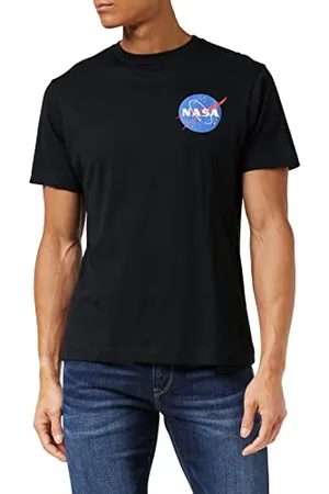 Nasa Core Logo T-Shirt, (Black Blk), XX-Large Uomo