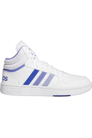 adidas Hoops 3.0 Mid Classic Vintage Shoes, Scarpe Uomo, Cloud White/Blue Spark/Semi Cobalt Blue, 36 EU