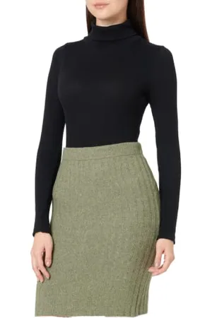 Pieces® Pccava Rib HW-Gonna Noos BC, Verde-Deep Lichen Green, Medium Donna