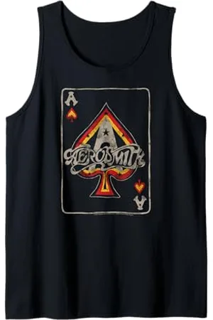 Aerosmith Asso di Picche Music Band Card Game Design Canotta
