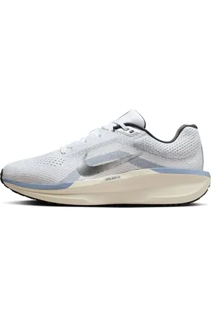 Nike Winflo 11 White/Metallic Silver-Ashen Slate, Sneaker Uomo, 39 EU