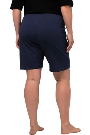 Ulla Popken Pantaloncini in Jersey, Tasche, Elastico in Vita Bermuda, , 62-64 Donna