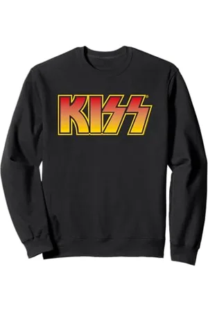 Kiss Iconic Logo Omaggio Heavy Metal musica Felpa