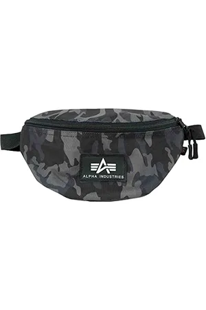 Alpha Industries Borsa a Tracolla Stampa in Gomma, Unisex-Adulto, , Taglia Unica