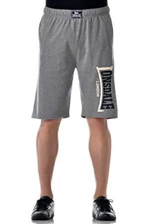 Lonsdale London Logo Jam Pantaloncini, (Marl Grey), XXXL Uomo