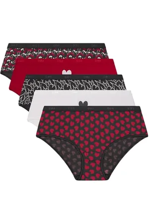 Dim Lot de Boxers Les Pockets X5 Pantaloncini, , M (Pacco da 5) Donna