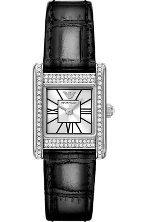 Emporio Armani Orologio Analogico al Quarzo Donna con Cinturino in Pelle AR11660, , 20 mm