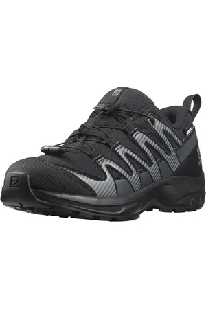 Salomon XA Pro V8 Clima Waterproof Scarpe da Outdoor da Bambini, Calzata precisa, Grip su tutti i terreni, Look sportivo, Black, 34