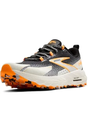 Brooks Cascadia 18, Sneaker Uomo, Nero/Blu Lavato/Arancione, 42 EU