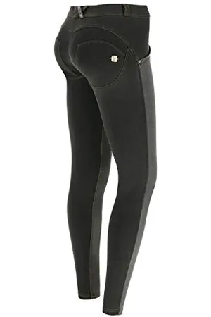 Freddy Pantalone WR.up® Skinny Vita E Lunghezza Regular in Denim Strappato, Donna, , Large