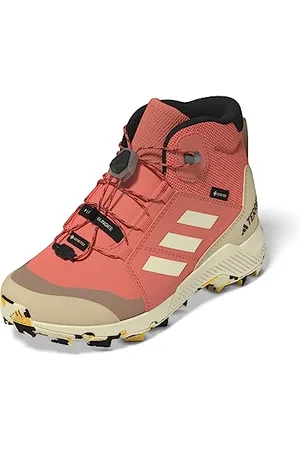 adidas Terrex Mid Gore-Tex Hiking Shoes, Scarpe da Trekking, Coral Fusion/White/Core Black, 38 EU