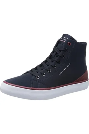 Tommy Hilfiger Sneakers Vulcanizzate Uomo TH Hi Vulc Core Canvas Scarpe, Blu (Desert Sky), 40 EU