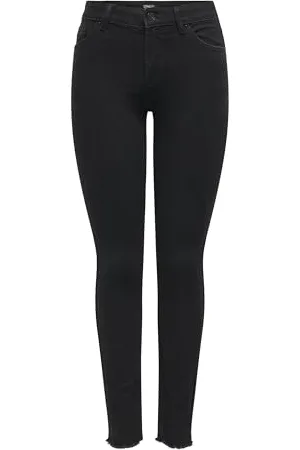 ONLY Onlhush Mid Skin Ank RW DNM Akm188 Noos, , (S) W x 30L Donna
