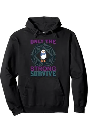 Original Penguin Pinguino divertente Felpa con Cappuccio
