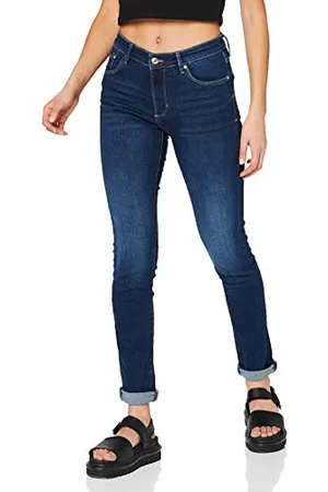 QS by s.Oliver Slim Fit Casual Trousers Jeans, , 36W / 30L Donna