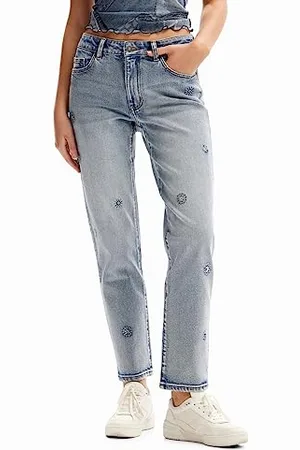 Desigual Denim_amster Pantaloni Casual, , 46 Donna