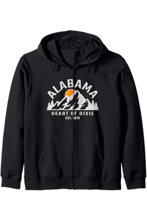 Alabama - Heart of Dixie - Outdoors - Classic Felpa con Cappuccio