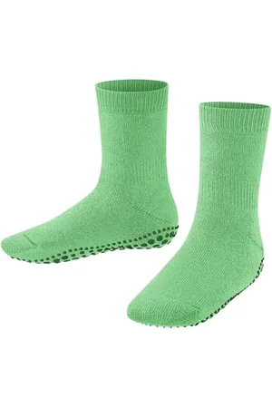 Falke Catspads K Hp cotone lana con suola in gomma 1 paio, Calze da casa Unisex - Bambini, , 23/26 EU