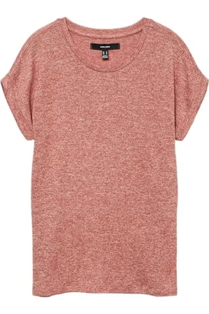 VERO MODA Vmbrianna SS O-Neck Pullover Boo Rep T-Shirt, , M Donna