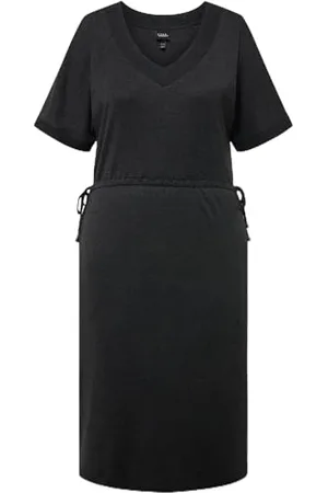 Ulla Popken Abito con Coulisse, A-Line 830292 Vestito, , 64-66 Donna