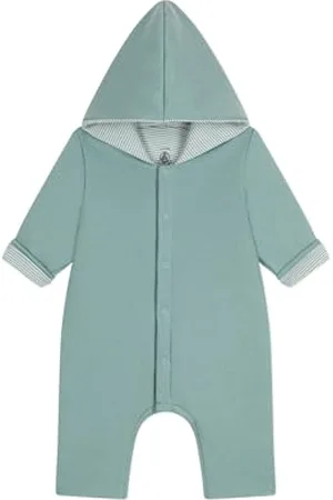 Petit Bateau A0BMV Tuta Lunga A Maniche Lunghe Unisex - Bimbi 0-24 18 Mesi