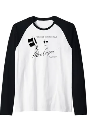 Alice Cooper – Simple Vintage Nightmare Maglia con Maniche Raglan