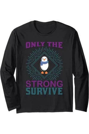 Original Penguin Pinguino divertente Maglia a Manica