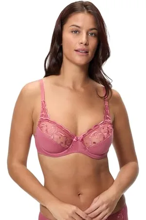 Playtex Reggiseno con Ferretto in Microfibra - Essential Elegance Broderie Donna x1, , 36 / 4E