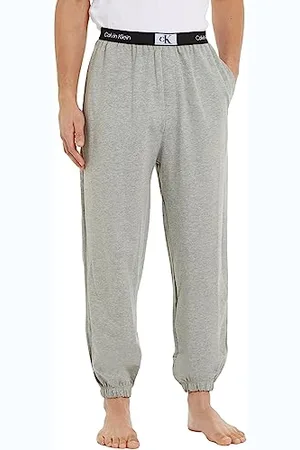 Calvin Klein Pantaloni da Jogging Uomo Sweatpants Lunghi, (Grey Heather), M